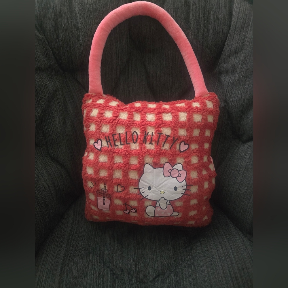 Hello Kitty Pink and Red Baby Bag with Character Design